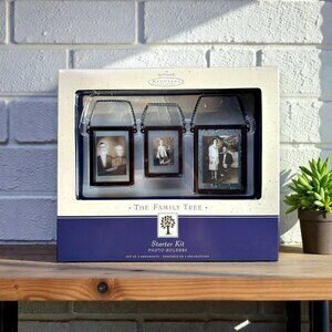 Hallmark Keepsake Ornament -The Family Tree Starter Kit Photo Frame Holders NIB